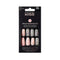 KISS Masterpiece Luxe Manicure, Premium Acrylic Fake Nails with Pink Gel Nail Glue, Mini Nail File