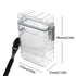 Outdoor EDC Transparent Waterproof Cigarette Case, 20 Capacity for Regular/King Size 85mm Cigarettes Box Holder