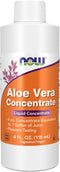NOW Supplements Aloe Vera Concentrate (40:1) | 4-Ounce with Active Polysaccharides