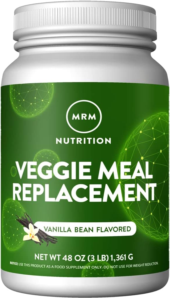 MRM Nutrition Veggie Meal Replacement Protein | Vanilla Bean Flavored | 28 Servings