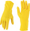 MAMISON 10 Pack Simple Short Hands Gloves, Reusable Non-Slip Rubber Gloves Large Size