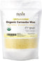 Nuvia Organics USDA Certified Carnauba Wax 100% Vegan Great for DIY Cosmetics Food Grade Various Uses 16oz