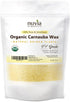 Nuvia Organics USDA Certified Carnauba Wax 100% Vegan Great for DIY Cosmetics Food Grade Various Uses 16oz