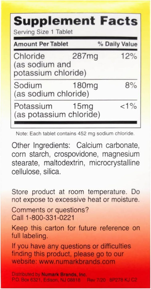 Thermotabs 100 (Pack 6) Salt Supplement Buffered Tablets Tablets