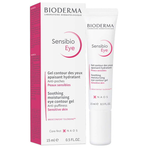 Sensibio Eye Bioderma, Moisturizing Eye Cream for Puffy Eyes and Fine Lines, Sensitive Skin