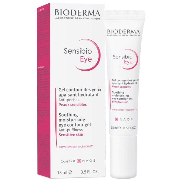 Sensibio Eye Bioderma, Moisturizing Eye Cream for Puffy Eyes and Fine Lines, Sensitive Skin