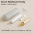 Portable Travel Toothbrush Case with Gargle Cup - Hard Shell Toothbrush Holder & Toothpaste Container, Detachable