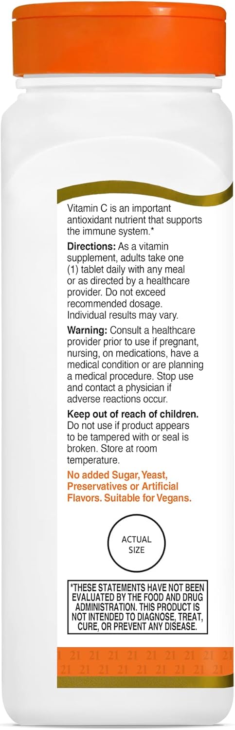 21st Century Vitamin C, 500 mg, 250 Tablets