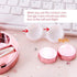 Contact Lens Case, Bling Constellations Travel Kit with Tweezers, Remover Tool, Mirror & Solution Bottle (Blue)