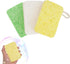 3 Natural Cellulose Loofah Sponges - Biodegradable, Scratch Resistant Kitchen Cleaning Sponges, Eco-Friendly