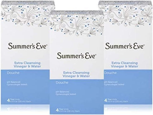 Summer's Eve Douche, Extra Cleansing Vinegar and Water, 4.5 Fl Oz, 4