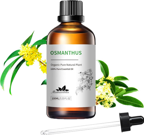 Osmanthus Essential Oil Mumianhua, Pure Aromatherapy Oils for Diffuser, Skin, Soap Making, Candle Making, 100ml with