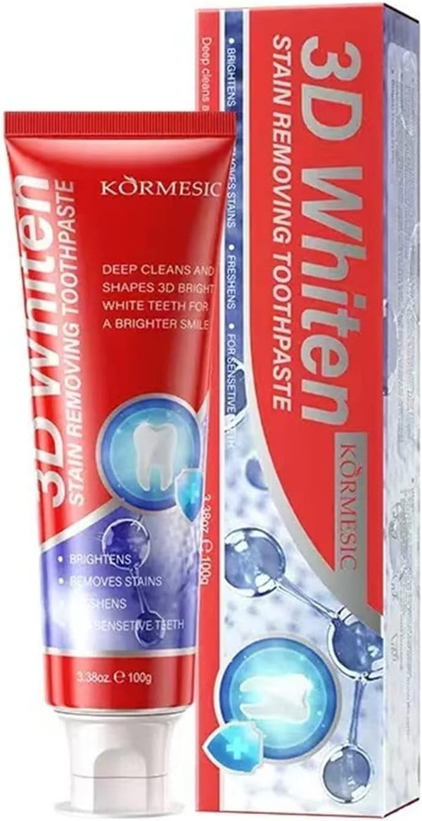 Hyesamyo Teeth Whitening Toothpaste for Gum Care, Fluoride-Free Formula Fights Stains & Tartar,