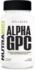 NutraBio Alpha GPC - Brain Support & Improved Memory Function, 300mg, 60 Vegetable Capsules