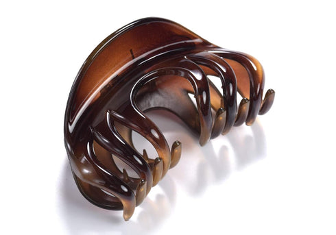 Youxuan 4 Inch Hair Claw for Women, Pretty Clip for Thick Hair, Coffee
