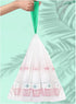 4 Gallon Small Trash Bags - 45 Count Thickened Drawstring Faint Scented White Mini Garbage Bags
