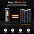 HW 4 Pack Type-C USB Rechargeable AA Battery, 1.5V Long Lasting, 1.5H Fast Charge, Over 1000 Cycles