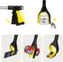 38" Extra Long Grabber Tool, 2PACK Lightweight Reaching Aid with 360°Rotating Jaw