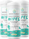 Hydrogen Peroxide Cleaning Wipes, All Purpose Cleaner and Stain Remover, Multipurpose for Kitchen, Bathroom, 3 Pack