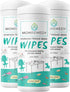 Hydrogen Peroxide Cleaning Wipes, All Purpose Cleaner and Stain Remover, Multipurpose for Kitchen, Bathroom, 3 Pack