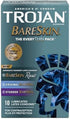 TROJAN 10 Count 12 Count Bareskin Condoms & Extended Pleasure Climax Control Condoms Bundle