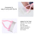 MSQ Eyelash Comb Separator with Brush and Cover, Arc Designed Cosmetic Tool (1PCS)