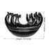 Youxuan 4 Inch Hair Claw for Women, Pretty Grip Clip for Thick Hair, Black