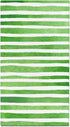 KTHONIOMANTE 200PCS 2 Pack, 4.5x8 Inch Green & White Stripe Guest Napkins, Ply Disposable Paper Striped Dinner Hand