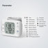 yuwell Smart Wrist Blood Pressure Monitor with Bluetooth | Medical Grade, BP Machine for Home Use | Ultra Light Weight