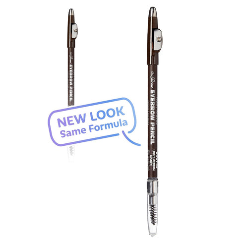 Kiss Go Brow Eyebrow Wooden Pencil, Light Medium Brown (6 Pieces)