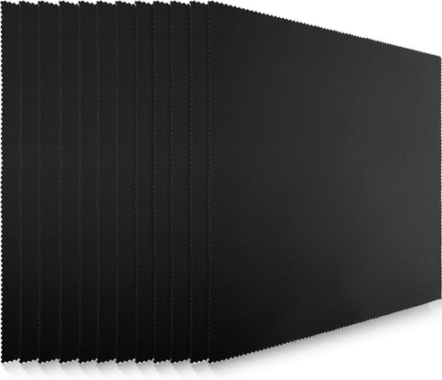 Frienda 12 Pack Large Microfiber Glass Cleaning Cloths, 12 x 12 Inch for Electronics and Lenses