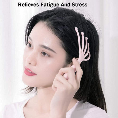 Scalp Massager, 2PCS Handheld Claw Head Massager for Deep Relaxation & Stress Reduction at Home