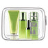 Lermende 2pcs Clear Toiletry Bag, TSA Approved Travel Bag, Quart Sized Makeup Cosmetic Bag for Women Men, Gray