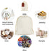 HRX Package 20pcs Muslin Bags 8x10 inches, Cotton Drawstring Bag Fabric Gift Pouches for Jewelry Party Favors Wrapping