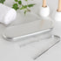 Gaia Guy Stainless Steel Tongue Scraper with Metal Case, 2 Pack Plastic Free Oral Care Tongue Cleaners
