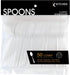 Kitchen Selection White Deluxe Soup Spoons - 50 Pack - Classic Disposable Plastic Cutlery for Parties, BBQs & Catering