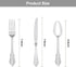 150PCS Silver Plastic Silverware for 50 Guests, Heavy Duty Silver Disposable Utensils Sets, Includes 50 Forks, 50 Spoons, 50 Knives, Elegant Cutlery Perfect for Wedding or Party by Bestluck