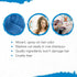 Punky Temporary Hair Color Spray, Bengal Blue, Non-Damaging Hair Dye for Instant Vivid Color, 3.5 oz, 2 Pack