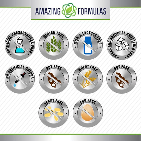 Amazing Formulas Choline Bitartrate Supplement, 650 Mg, 180 Tablets, Non-GMO, Gluten-Free