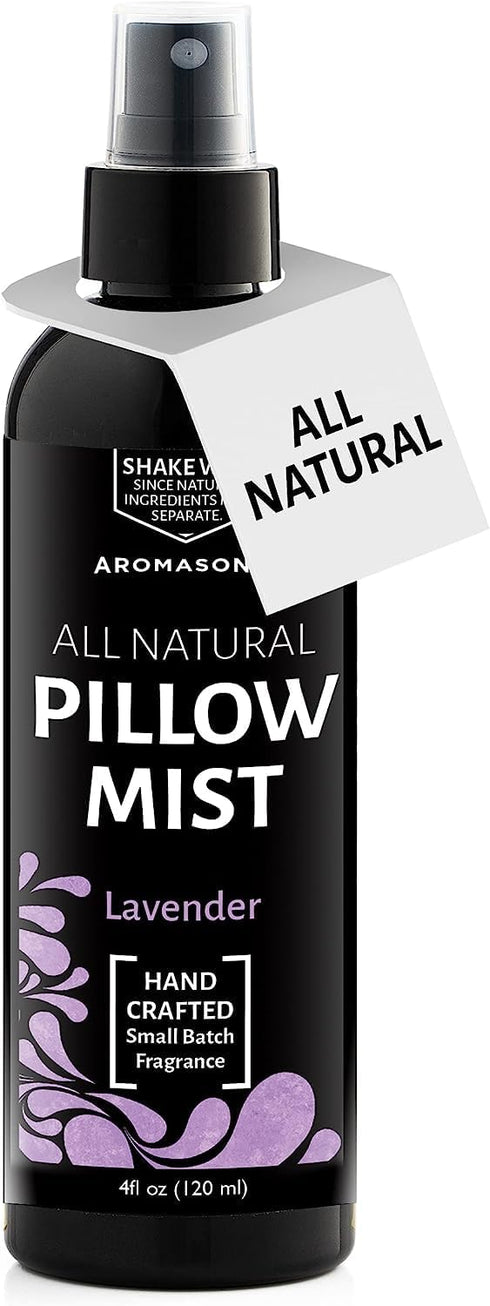 Aromasong Lavender Pillow Spray - All Natural Calming Sleep Mist for Deep Sleep, Aromatherapy with Essential Oils