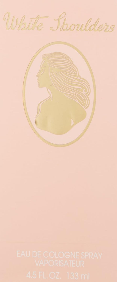Evyan White Shoulders For Women, Eau De Cologne Spray (4.5 Ounces)