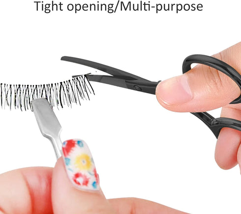 Nose Ear Facial Scissors - Rounded Tip Grooming Scissor Trimmer for Men, Moustache, Beard, Eyebrow