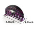 Premium Chic Styling Hair Claw Clip, Strong Hold Hair Clips for Women and Girls, Thick Hair Barrettes, Purple