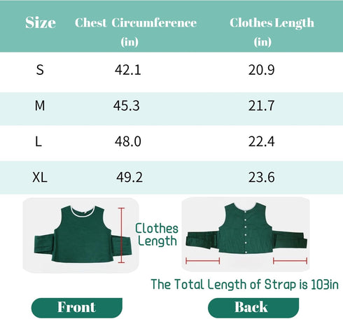 YingXue Vest Restraint Suit for Bed or Wheelchair, Anti Fall Bed Restraint Waist Strap, Adjustable Chest Restraint Band