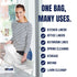 Plasticplace 13 Gallon Trash Bags | 0.7 Mil | Value Line White Garbage Can Liners | 180 Count
