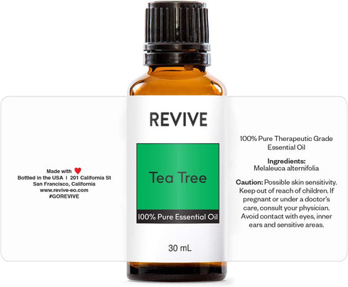 Tea Tree Essential Oil 30mL by Revive Essential Oils, 100% Pure Therapeutic Grade for Diffuser, Humidifier, Massage