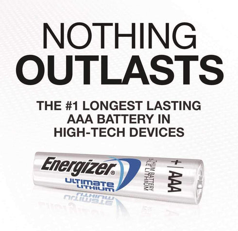 Pack 4 Energizer Photo Ultimate Lithium AAA Batteries