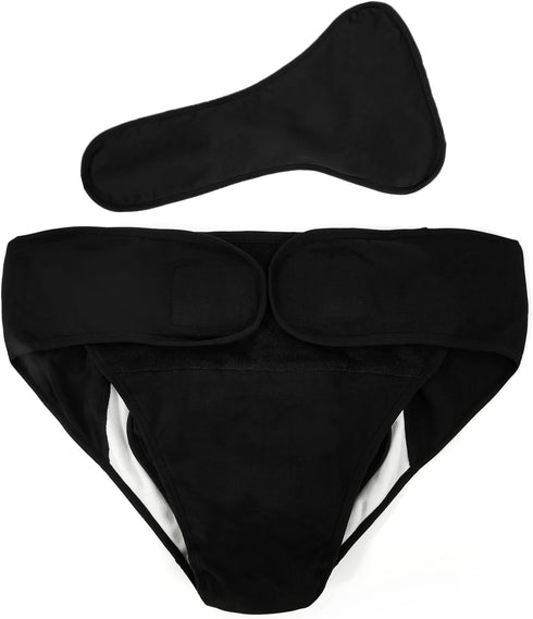 LFDAVP Adult Cloth Diaper Covers Waterproof, Adjustable Incontinence Plastic Pants with Absorbent Liner,