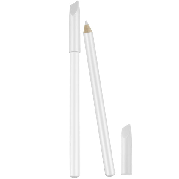 Maitys 2 Pieces Nail Whitening Pencil, 2-in-1 White Nail Pencil with Cuticle Pusher for DIY Nail Design