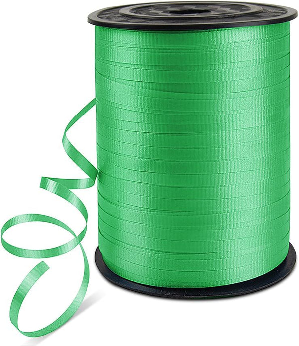 500 Yards Crimped Curling Ribbon - Dark Green 3/16" - Balloon String for Gift Wrapping, Birthday, Wedding, Party